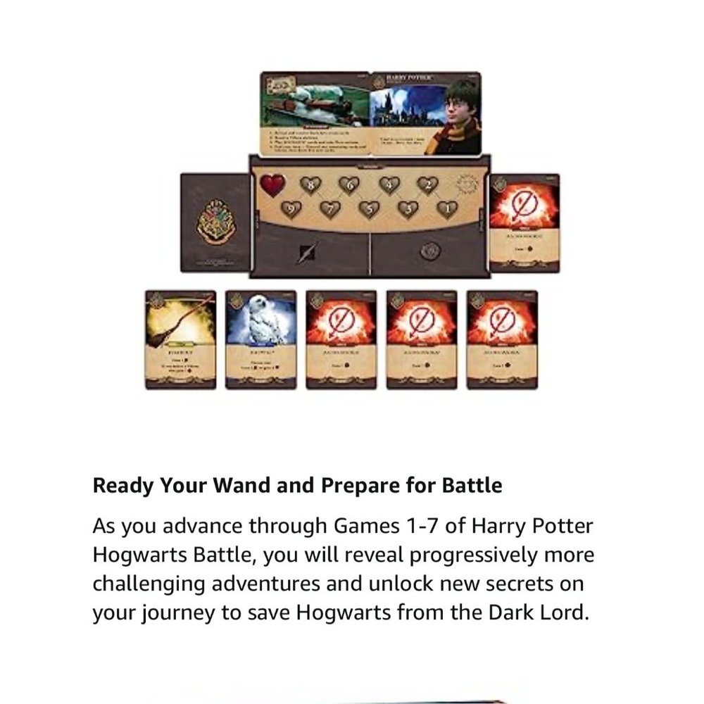 New - Harry Potter Hogwarts Battle cooperative deck building card game - Picture 6 of 8